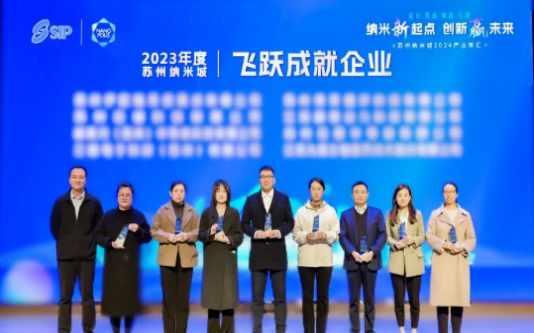 k8凯发(中国)生物荣膺2024年度纳米城“飞跃成就奖”